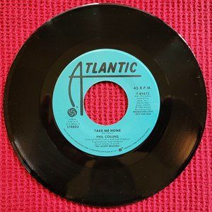 $25 OFF! VINYL COLLECTORS -> Phil Collins - RARE Promo Copy 45RPM - Take Me Home
